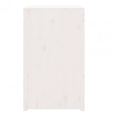 Dulap bucătărie de exterior, alb, 55x55x92 cm, lemn masiv pin - Img 8
