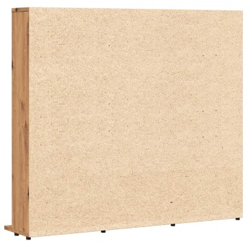 Dulap CD-uri, stejar artizanal, 100x23x89,5 cm, lemn prelucrat - Img 5