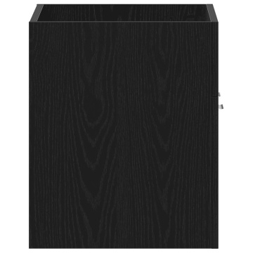 Dulap chiuvetă baie, stejar negru, 60x38,5x46cm, lemn prelucrat - Img 6