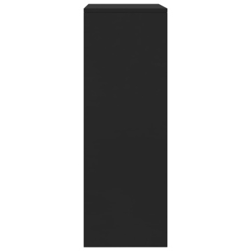 Dulap cu 6 sertare, negru, 50x34x96 cm, lemn prelucrat - Img 6
