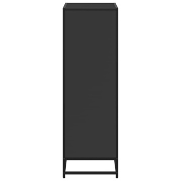Dulap cu cărți negru 60x35x107,5 cm lemn prelucrat - Img 8