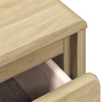 Dulap cu sertar SAUDA stejar, 76,5x39x91 cm, lemn masiv de pin - Img 6