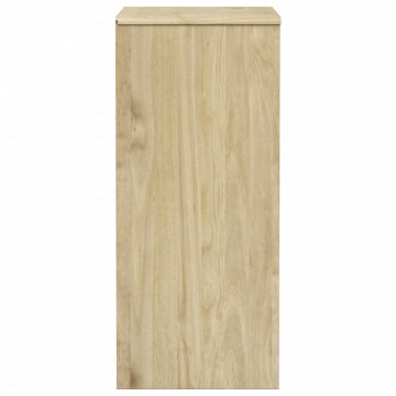 Dulap cu sertar SAUDA stejar, 76,5x39x91 cm, lemn masiv de pin - Img 8