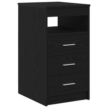 Dulap cu sertare, stejar negru, 40x50x76 cm, lemn prelucrat - Img 2