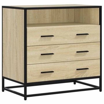 Dulap cu sertare, stejar sonoma, 70x41x70 cm, lemn compozit - Img 2