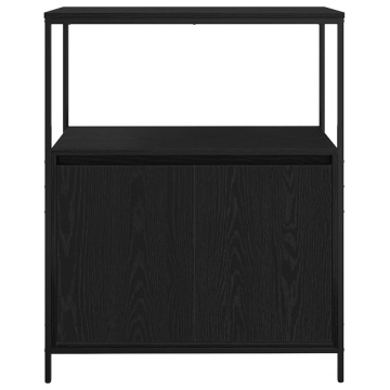Dulap de baie cu rafturi Stejar negru 76,5x35x95 cm - Img 5