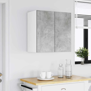 Dulap de bucătărie Gri Beton 60x31x60 cm Lemn de prelucrat - Img 4