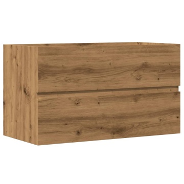 Dulap de chiuvetă stejar artizanal 90x38,5x45 cm lemn prelucrat - Img 2