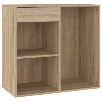 Dulap de cosmetice, stejar sonoma, 80x40x75 cm, lemn prelucrat - Img 3