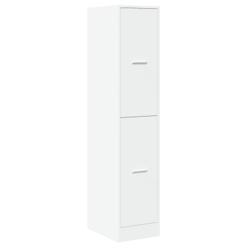 Dulap de farmacie, alb, 30x41x144,5 cm, lemn prelucrat - Img 3