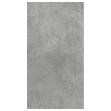 Dulap de farmacie, gri beton, 30x41x77,5 cm, lemn prelucrat - Img 5