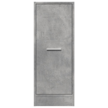 Dulap de farmacie, gri beton, 30x41x77,5 cm, lemn prelucrat - Img 8