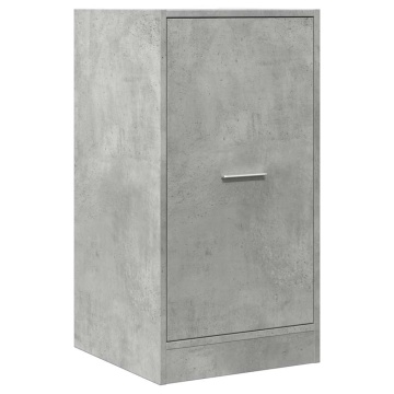 Dulap de farmacie, gri beton, 40x41x77,5 cm, lemn prelucrat - Img 3
