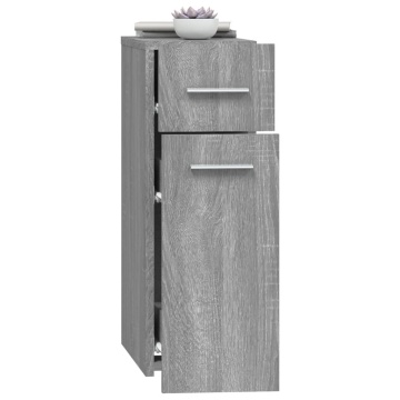 Dulap de farmacie, sonoma gri, 20x45,5x60 cm, lemn prelucrat - Img 4