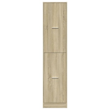 Dulap de farmacie, stejar sonoma, 40x41x174,5 cm lemn prelucrat - Img 8