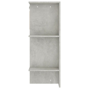 Dulap de hol, gri beton, 97,5x37x99 cm, lemn prelucrat - Img 7