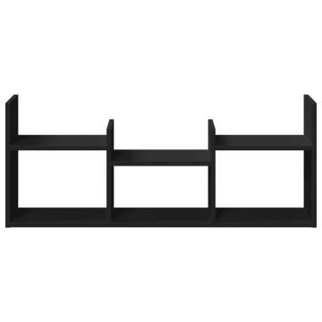Dulap de perete, 100x18x40 cm, negru, lemn prelucrat - Img 4