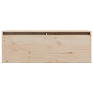 Dulap de perete, 100x30x35 cm, lemn masiv de pin - Img 8