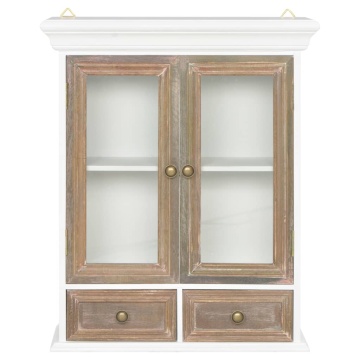 Dulap de perete, alb, 49x22x59 cm, lemn prelucrat - Img 2