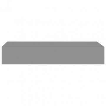 Dulap de perete cu sertar, gri, 60x23,5x10 cm, MDF - Img 4