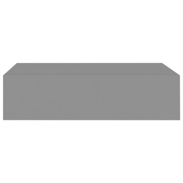 Dulap de perete cu sertare, gri, 40x23,5x10 cm, MDF - Img 4
