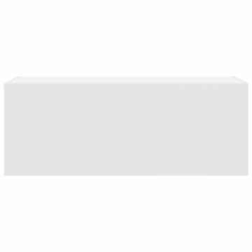 Dulap de perete de baie, alb, 80x25x40 cm, lemn prelucrat - Img 4