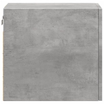 Dulap de perete, gri beton, 30x42,5x40 cm, lemn prelucrat - Img 8