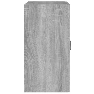 Dulap de perete, gri sonoma, 60x31x60 cm, lemn compozit - Img 4