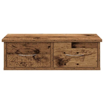 Dulap de perete, lemn învechit, 60x26x18,5 cm, lemn prelucrat - Img 4