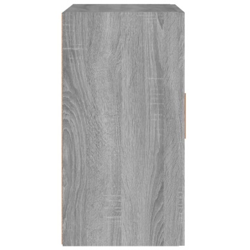 Dulap de perete, sonoma gri, 60x30x60 cm, lemn prelucrat - Img 5