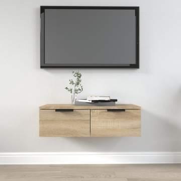 Dulap de perete, stejar sonoma, 68x30x20 cm, lemn compozit - Img 1