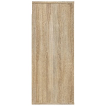 Dulap de perete, stejar sonoma, 80x33x80 cm, lemn prelucrat - Img 4