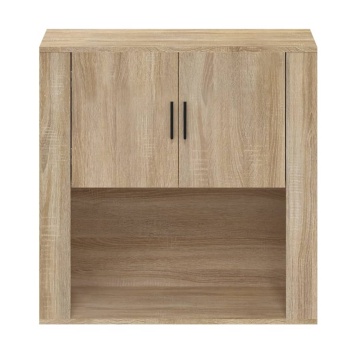Dulap de perete, stejar sonoma, 80x33x80 cm, lemn prelucrat - Img 3