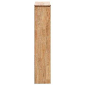 Dulap depozitare pantofi, 55 x 20 x 104 cm, lemn masiv de nuc - Img 8
