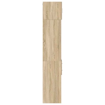 Dulap depozitare slim stejar sonoma 30x42,5x225cm lemn compozit - Img 6