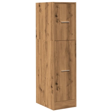 Dulap farmacie, stejar artizanal, 30x41x118 cm, lemn prelucrat - Img 3