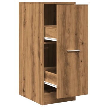 Dulap farmacie, stejar artizanal, 30x41x77,5 cm, lemn prelucrat - Img 2