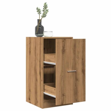 Dulap farmacie, stejar artizanal, 40x41x77,5 cm, lemn prelucrat - Img 1