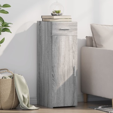 Dulap, gri sonoma, 30x42,5x93 cm, lemn prelucrat - Img 1
