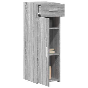 Dulap, gri sonoma, 30x42,5x93 cm, lemn prelucrat - Img 3