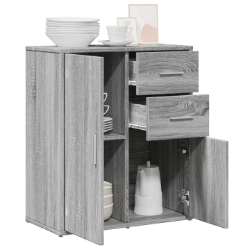 Dulap, gri sonoma, 60x31x70 cm, lemn prelucrat - Img 4