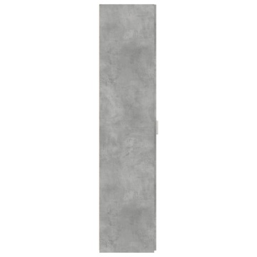Dulap înalt, gri beton, 30x42,5x185 cm, lemn prelucrat - Img 8