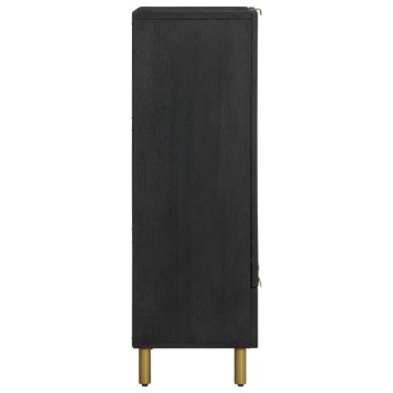 Dulap înalt, negru, 60x33x100 cm, lemn prelucrat - Img 4