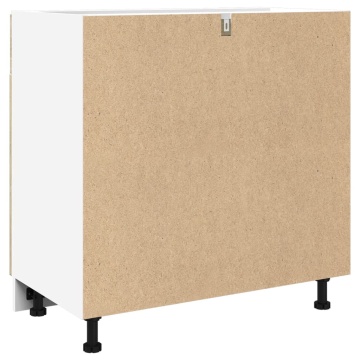 Dulap inferior cu sertar, stejar Sonoma, 80 x 46 x 81,5 cm, PAL - Img 6
