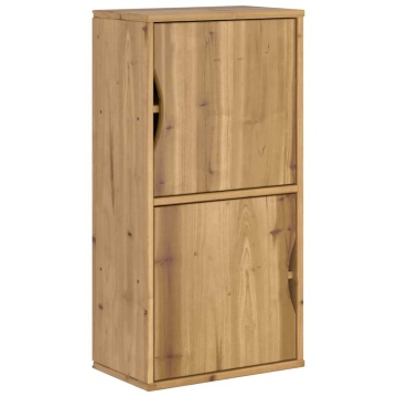 Dulap lateral „ODDA” 40x24x79 cm din lemn masiv de pin - Img 2