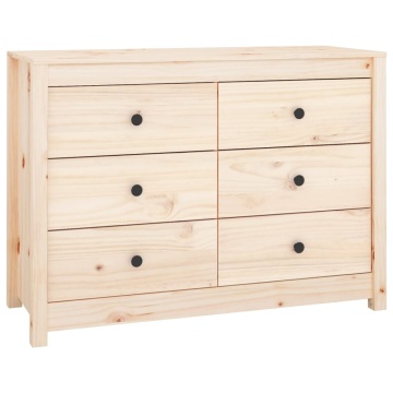 Dulap lateral, 100x40x72 cm, lemn masiv de pin - Img 2
