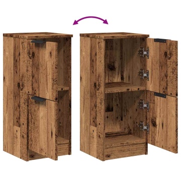 Dulap, lemn vechi, 30x30x70 cm, lemn prelucrat - Img 7