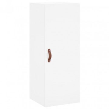 Dulap montat pe perete, alb, 34,5x34x90 cm - Img 2