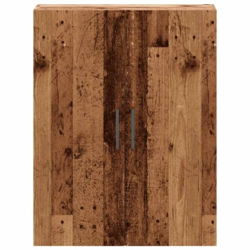 Dulap montat pe perete lemn vechi 69,5x34x90 cm - Img 4