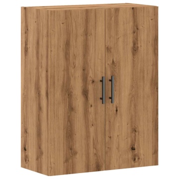 Dulap montat pe perete, stejar artizanal, 69,5x34x90 cm - Img 2
